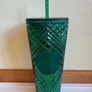 Starbucks Green Tumbler with Straw